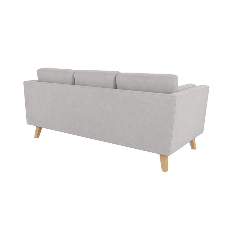  Scandinavian Sofa 3 seater, Silver