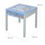 Paw Patrol Kids 2 Piece Square Play Or Activity Table and Chair Set