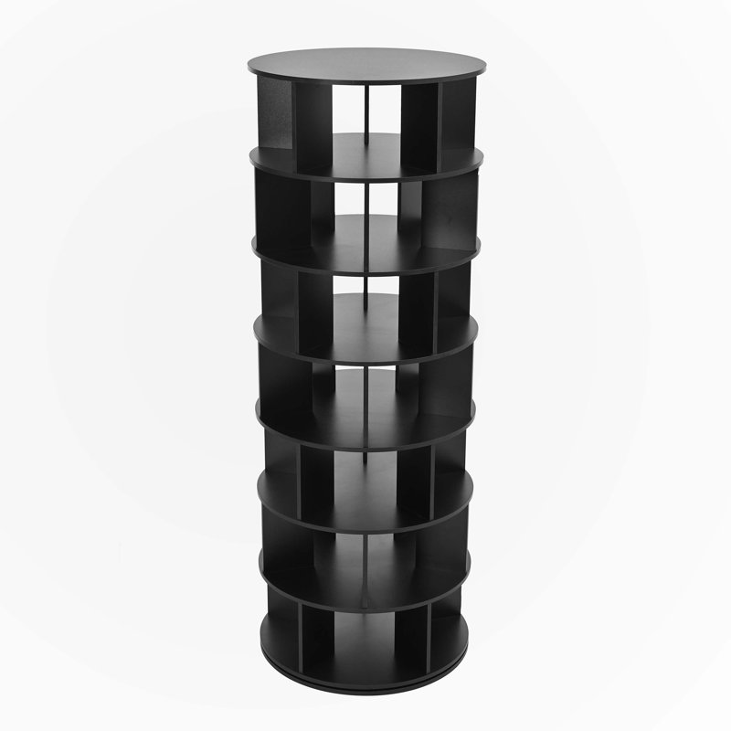 360° Rotating Shoe Rack Organizer: 7-Tier Spinning Tower for Entryway, Closet, Living Room