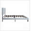 Base de lit tapissier grand format avec tête de lit moderne en tissu capitonné, parfaite pour les chambres contemporaines et un sommeil confortable.-90212110-90212099
