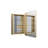 Verdera Surface Mount or Recessed Rectangular Framed Medicine Cabinet-85630587-85630591