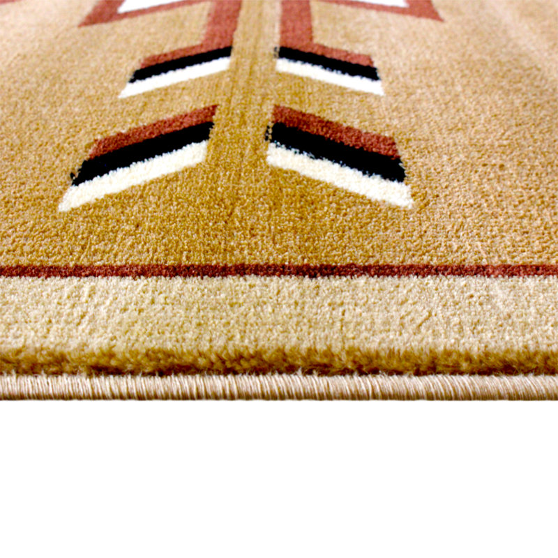 Akyah Multipurpose Southwestern Style Patterned Indoor Area Rug, Rectangle 8' x 10'