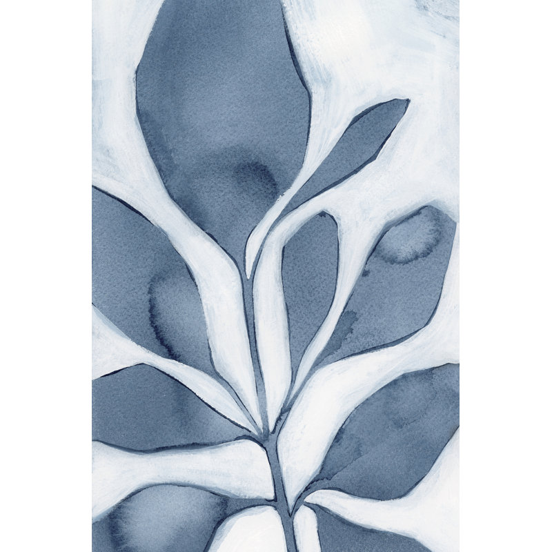 Blue Weed I by Grace Popp - Wrapped Canvas Print, 45.72cm H x 30.48cm W x 3.8cm D