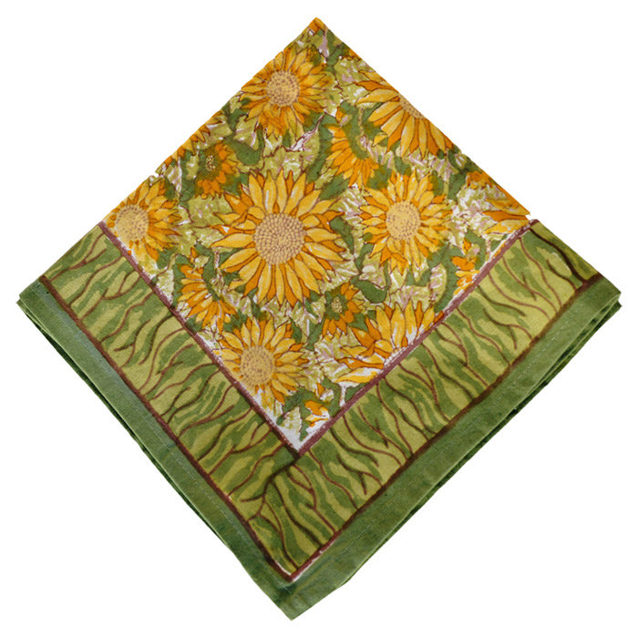 Serviette en coton 19 po Nicholes, Vert