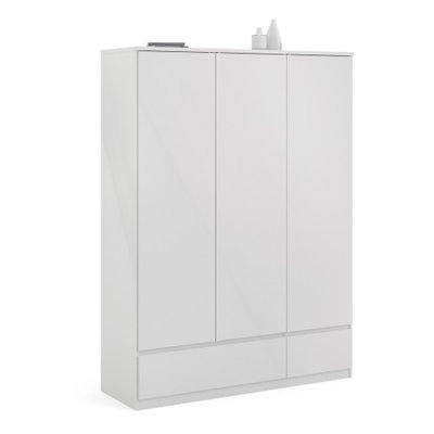 Labreyah 3 Door Solid Wood Wardrobe