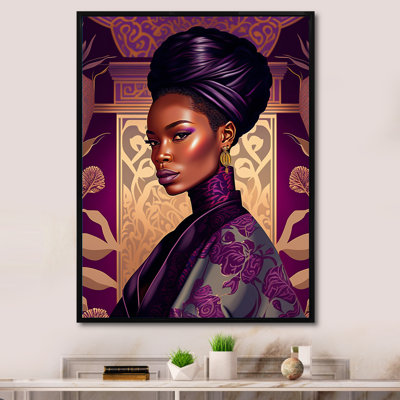 Cloer " Gorgeous African Queen In Retro Colors II "
