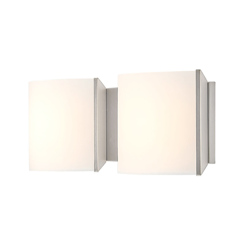 Grace 2-Light LED Wall Light Vanity Light, Brush Nickel, 2-Light