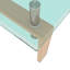 Table basse rectangulaire en verre, table basse transparente, tables centrales latérales modernes pour le salon, meubles de salon (Old Sku: W24182241)-1556861506-1556995607