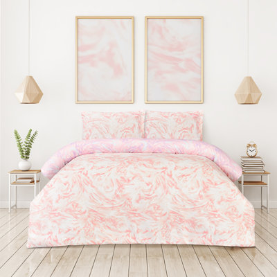 Polyester Marble Duvet Cover