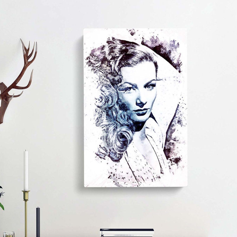 Veronica Lake in Abstract - Wrapped Canvas, 60cm H x 40cm W x 3cm D