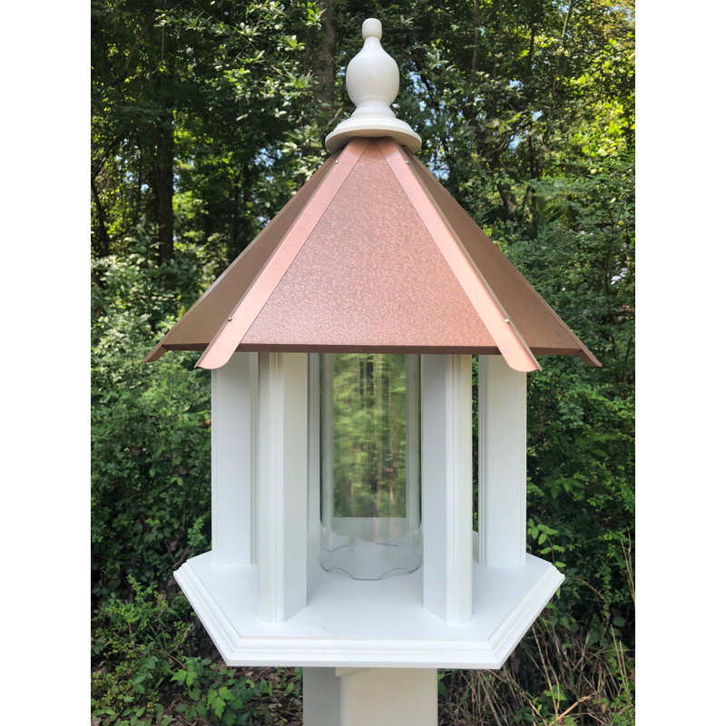 Mangeoire à oiseaux Kreider Tube, Cuivre martelé