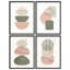 «Mid Century Modern Abstract Shapes», impression encadrée, affiches, petit art mural-104787140-104787144