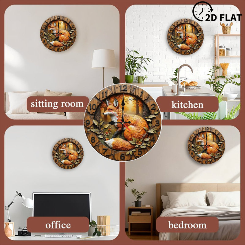 Horloge en bois