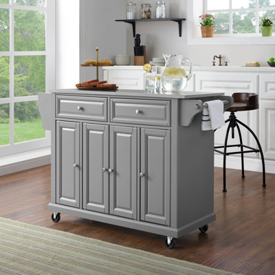 Wood Kitchen Island Set