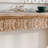 American retro distressed fireplace carved storage cabinet