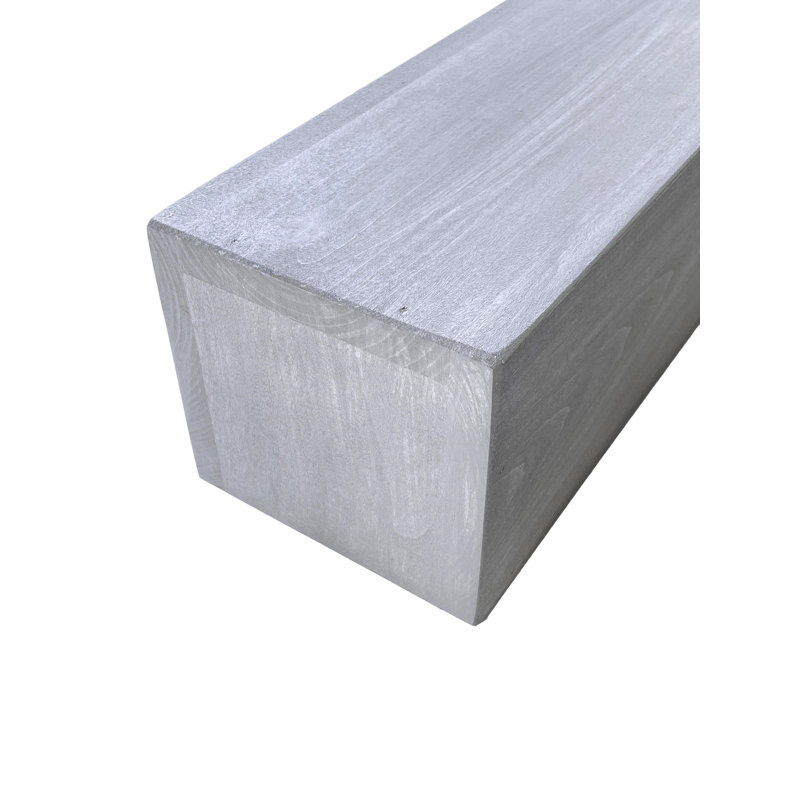 Dulcia Wood Mantel, 6.5" H x 72" W x 8" D, Gray