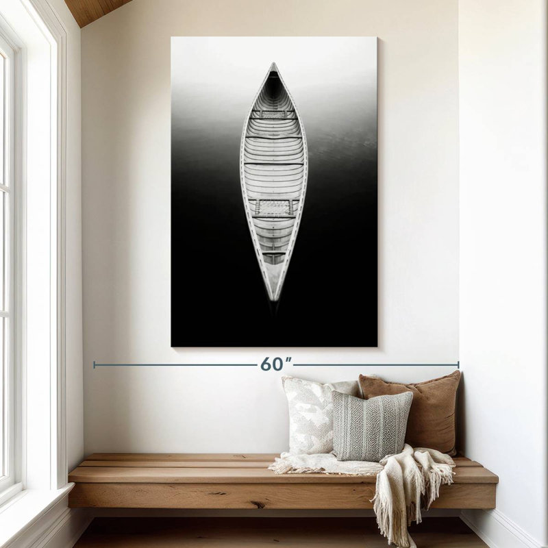 Mehar An Empty Canoe, 51" H x 34" W