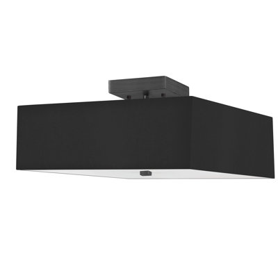 Plafonnier semi-encastré 3 lumières Breckan