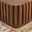Table basse carrée moderne 35,43 pouces Handcraft