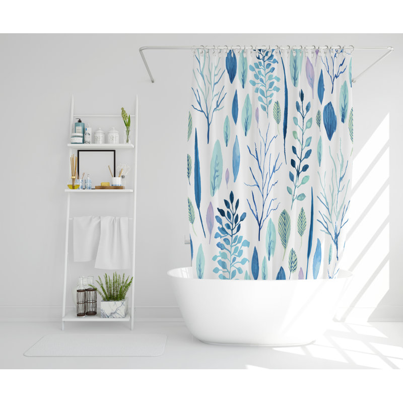 Jojo Polyester Shower Curtain, 168cm H x 168cm W