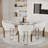 Boucle Barrel Dining Side Chairs With Arms-429762947-429762950