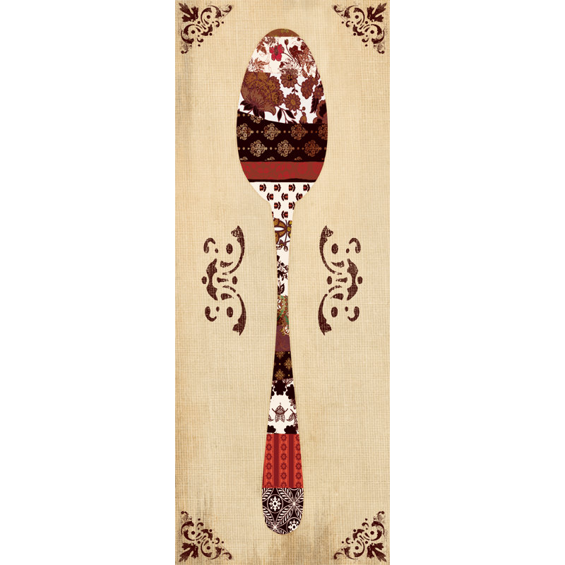 Spicy Fabric Spoon - Painting Print, 122 cm H x 81 cm W , Wrapped Canvas
