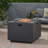 Square Iron Fire Pit-50 000 Btu-159443286