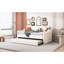 Lit de jour simple avec lit gigogne, canapé-lit en velours et charge de type C, lit gigogne sophistiqué et fonction de charge, revêtement pour une chambre confortable-1091322836