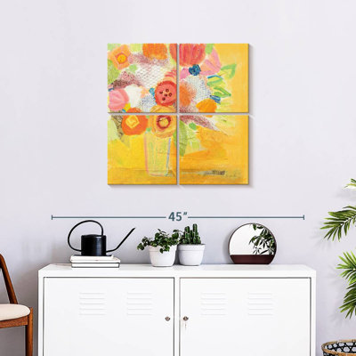 Harnek Misty Yellow Floral