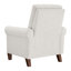 Fauteuil inclinable moderne à accoudoirs roulés avec accoudoirs roulés et pieds en bois massif (ensemble de 2)-121438223