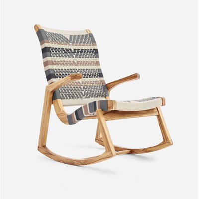 Amador Rocking Chair In San Geronimo Pattern