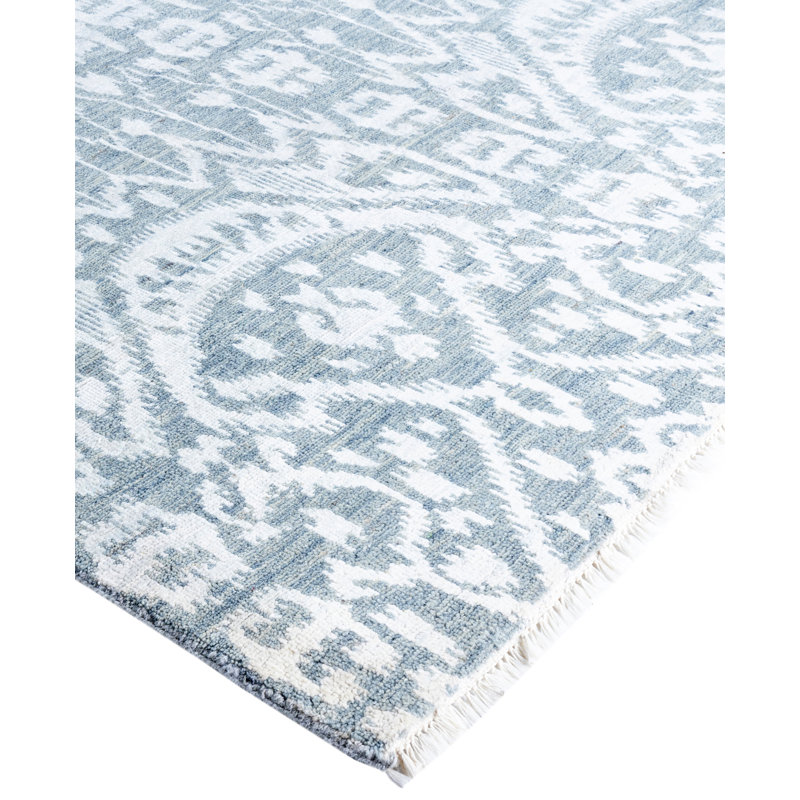Overdyed One-of-a-Kind 9' 1" X 12' 0" Hand Knotted Area Rug