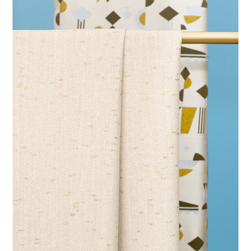 Camargue Cotton Blend Performance Fabric, Gray