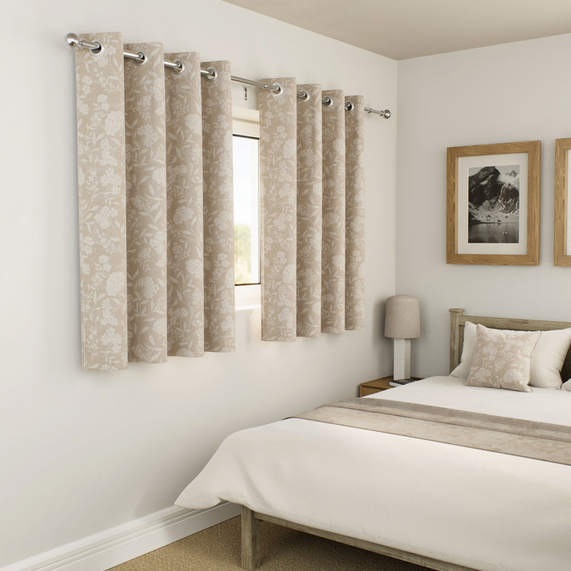 Blackout Curtain, Cream, 168cm Width x 229cm Drop