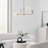 4 - Light Dimmable Modern Linear Chandelier-88144604-88144605