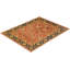 Tapis unique en laine noué à la main 8 pi 1 po x 10 pi 4 po nouvel âge Hayner - orange / noir / jaune
