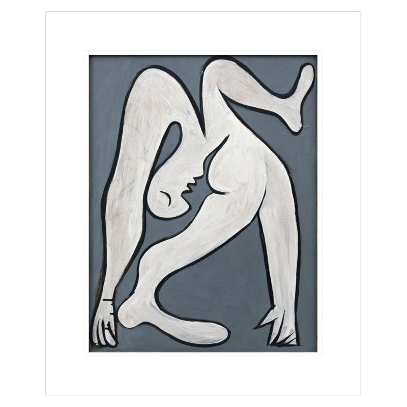 Acrobate (Acrobate) par Pablo Picasso, impression giclée sur cadre, H 21,37 po x l 17,75 po