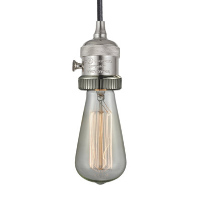 Franklin Restoration - Kuol - 1 Light 2" Cord Hung Mini Pendant - On-Off Turn Switch - Bulb Not Included