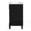 Meuble-lavabo 24 po avec lavabo en céramique intégré