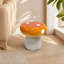 Orange Mushroom Resin Accent Stool, 13 x 13.4 Inches, Orange-1979483368
