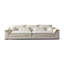 Canapé modulaire en velours blanc-364069821