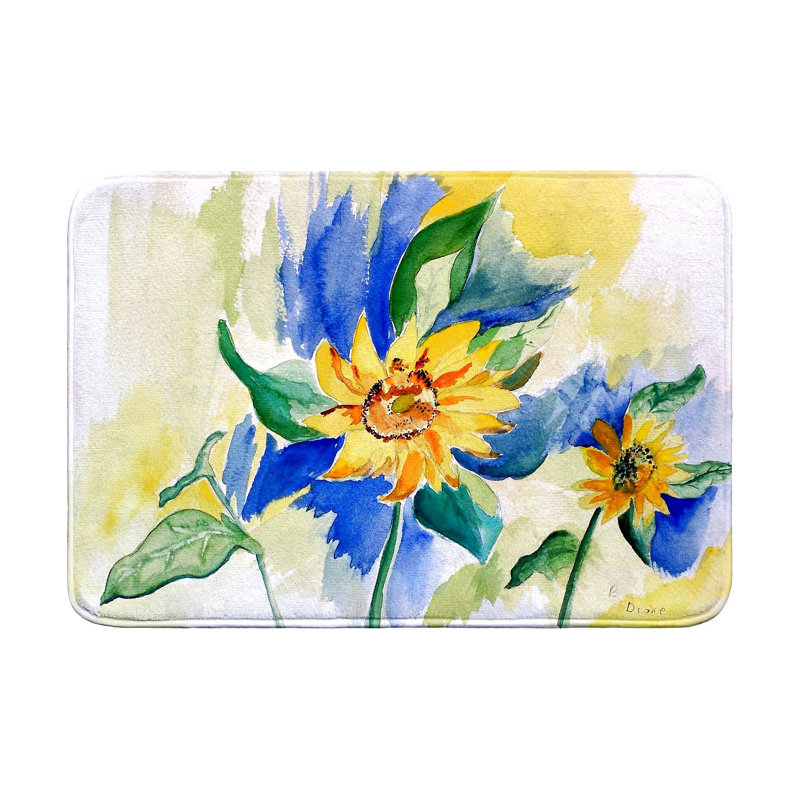 Tapis de bain Betsy SunFlower, L 36 po x l 24 po