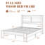 Base de lit, structure de lit plateforme en bois massif industriel, support de lattes en bois silencieux, grand espace de rangement sous le lit, aucun sommier requis, assemblage facile, base de lit robuste pour la chambre à coucher (sans matelas)-1674344452-1674344568
