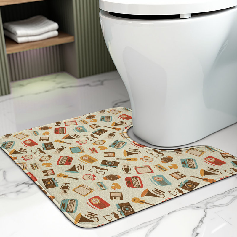 Tapis de salle de bain en U 20 po x 16 po 