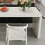 Bureau rectangulaire simple en pin blanc massif-508928203