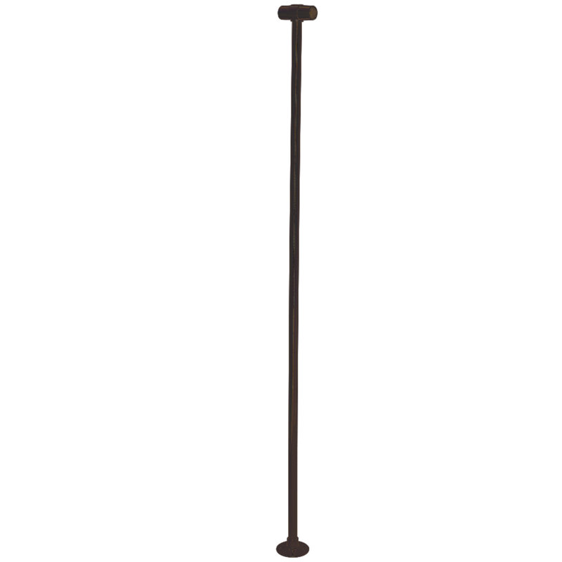Support de rideau de douche, Bronze huilé