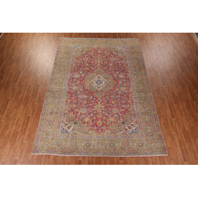 Handmade Floral Traditional Area Rug 9x13