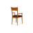 Ingrid 19.25'' H Upholstered Cherry Armchair-22354361-59696585