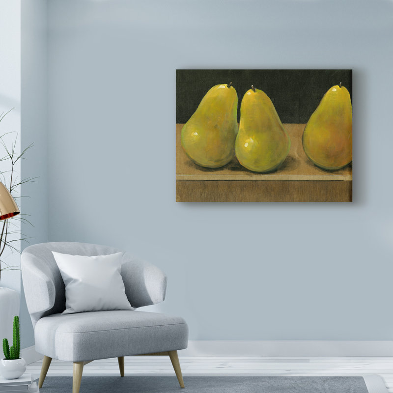 «Pear Study» par Timothy O 'Toole - reproduction sur toile, H 14 po x l 19 po x P 2 po