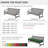 Outdoor 3.5'' Bench Seat Cushion, Available In 5 Sizes-783899179-783899192